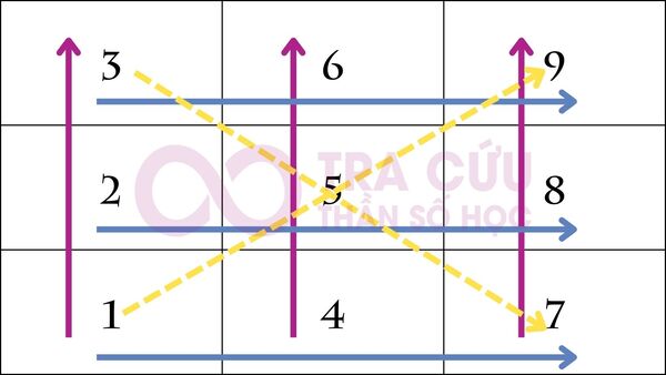 biểu đồ ngày sinh trong thần số học